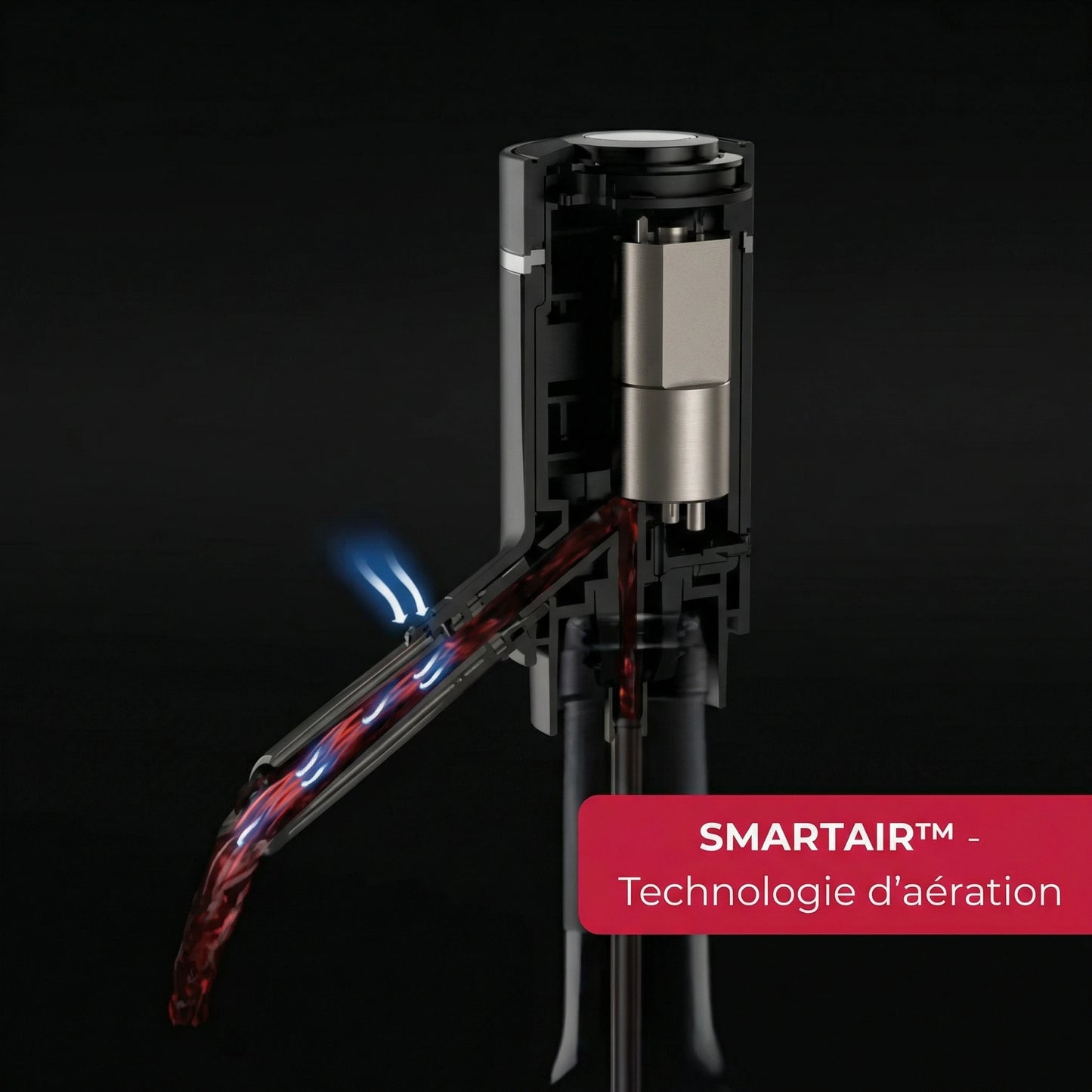 Vinera™ – Le décanteur premium automatique avec aération & bec verseur