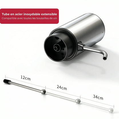 Vinera™ – Le décanteur premium automatique avec aération & bec verseur